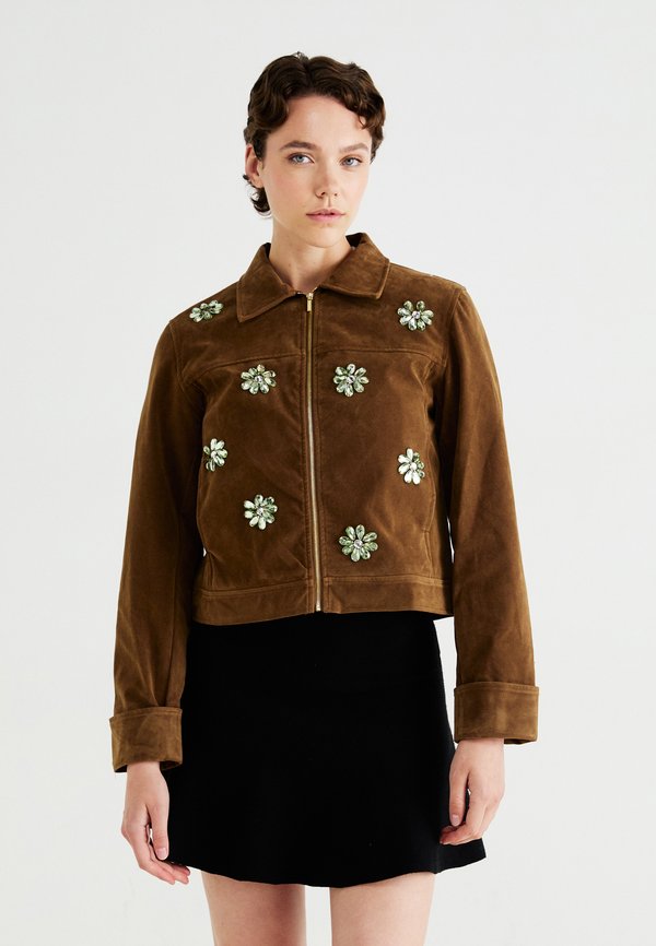 BUDDING JEWEL JACKET - Kunstlederjacke