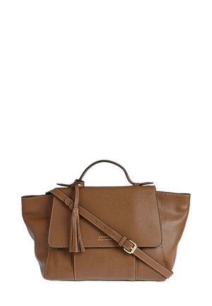 SASHA - PETIT AVEC RABAT ET POIGNÉE - Sac à main - camel