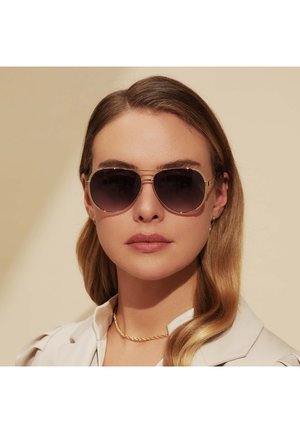 Isabel Bernard Zonnebril - goudkleurig