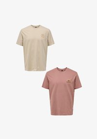 Unselected, beige rot