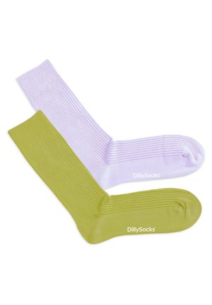 2ER PACK PREMIUM - Socks - ribbed modern pastels