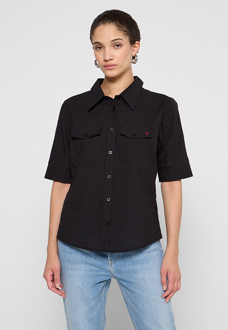 Tomorrow Overhemdblouse zwart Tomorrow Overhemdblouse zwart
