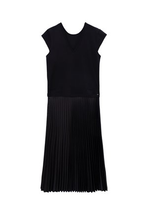 IKKS PLEATED WITH V-NECK - Robe de jour - black