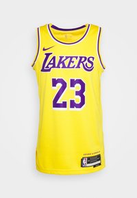 Maillot Lakers jaune et violet floqués leBron James - Vinted