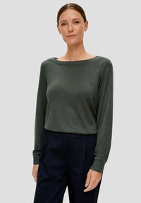 s.Oliver LONGSLEEVE - Trui - olivgrün