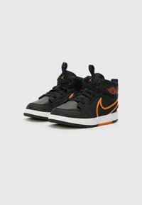 Jordan JORDAN 1 MID UNISEX - Vysoké tenisky - black/starfish/white