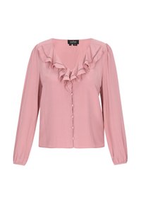 Button-down blouse - vintage rose