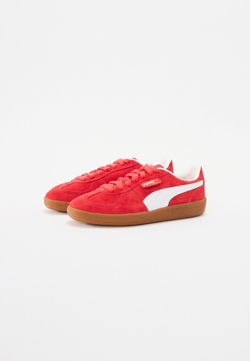 Puma PALERMO UNISEX Trainers for all time red/white/gold/red