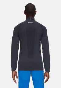 Mammut TRIFT HALF ZIP LONGSLEEVE MEN - Hosszú ujjú felső - black