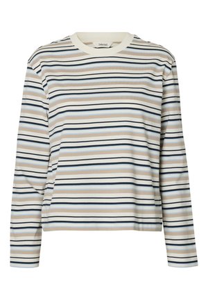 Selected, SLWESSENTIAL - Maglietta a manica lunga - cashmere blue stripes multi stripe
