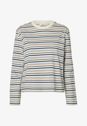 Selected, SLWESSENTIAL - Camiseta de manga larga - cashmere blue stripes multi stripe