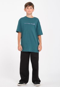 Volcom ARTHUR DINO - T-shirt imprimé - evergreen