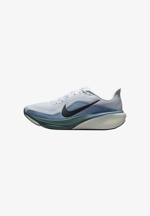 Nike Performance, AIR ZOOM PEGASUS 42 - Løbesko til landevejen - pure platinum work blue mineral slate dark obsidian