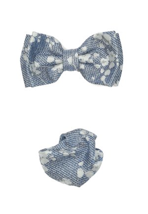 Real Guys MIT BLUMENDESIGN SET - Pocket square - blau