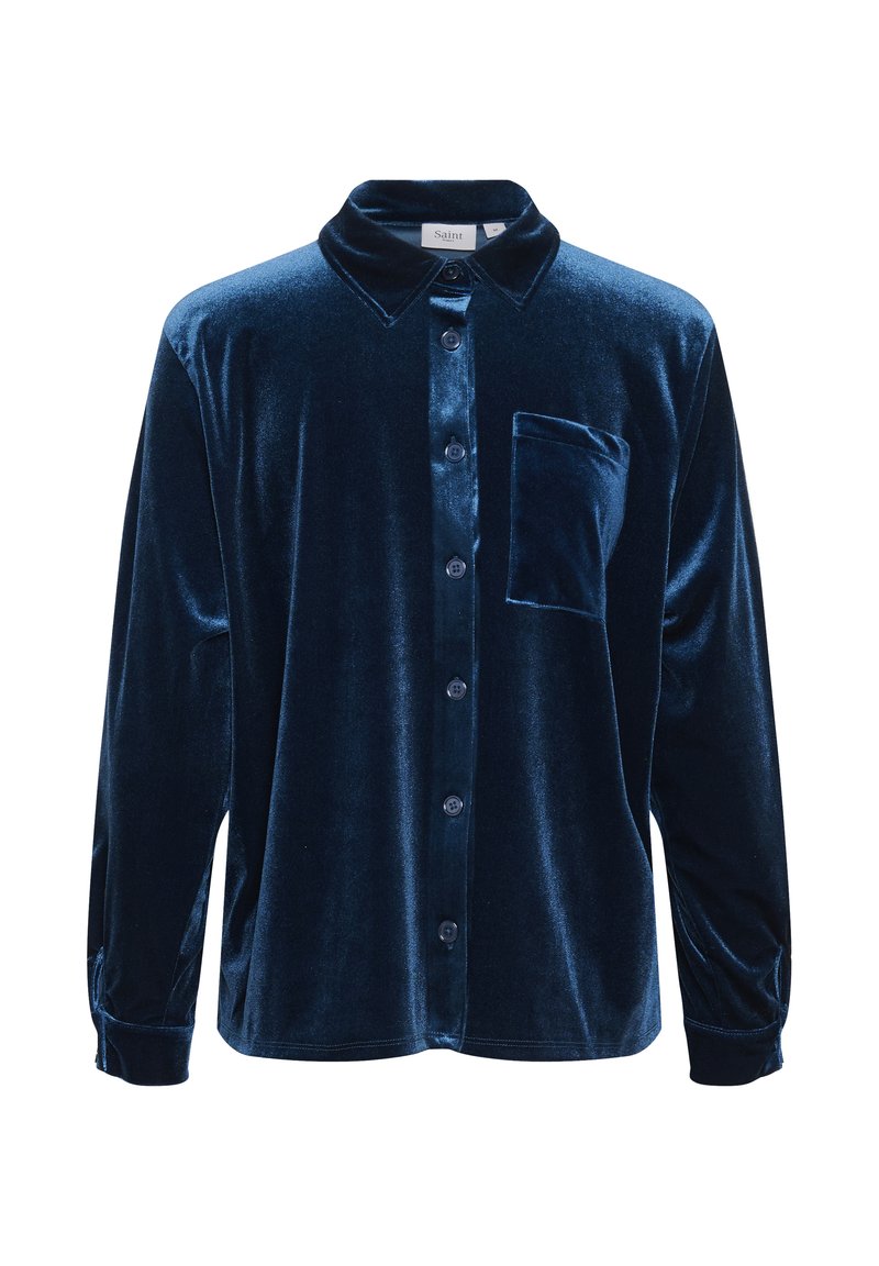 Saint Tropez Overhemdblouse donkerblauw