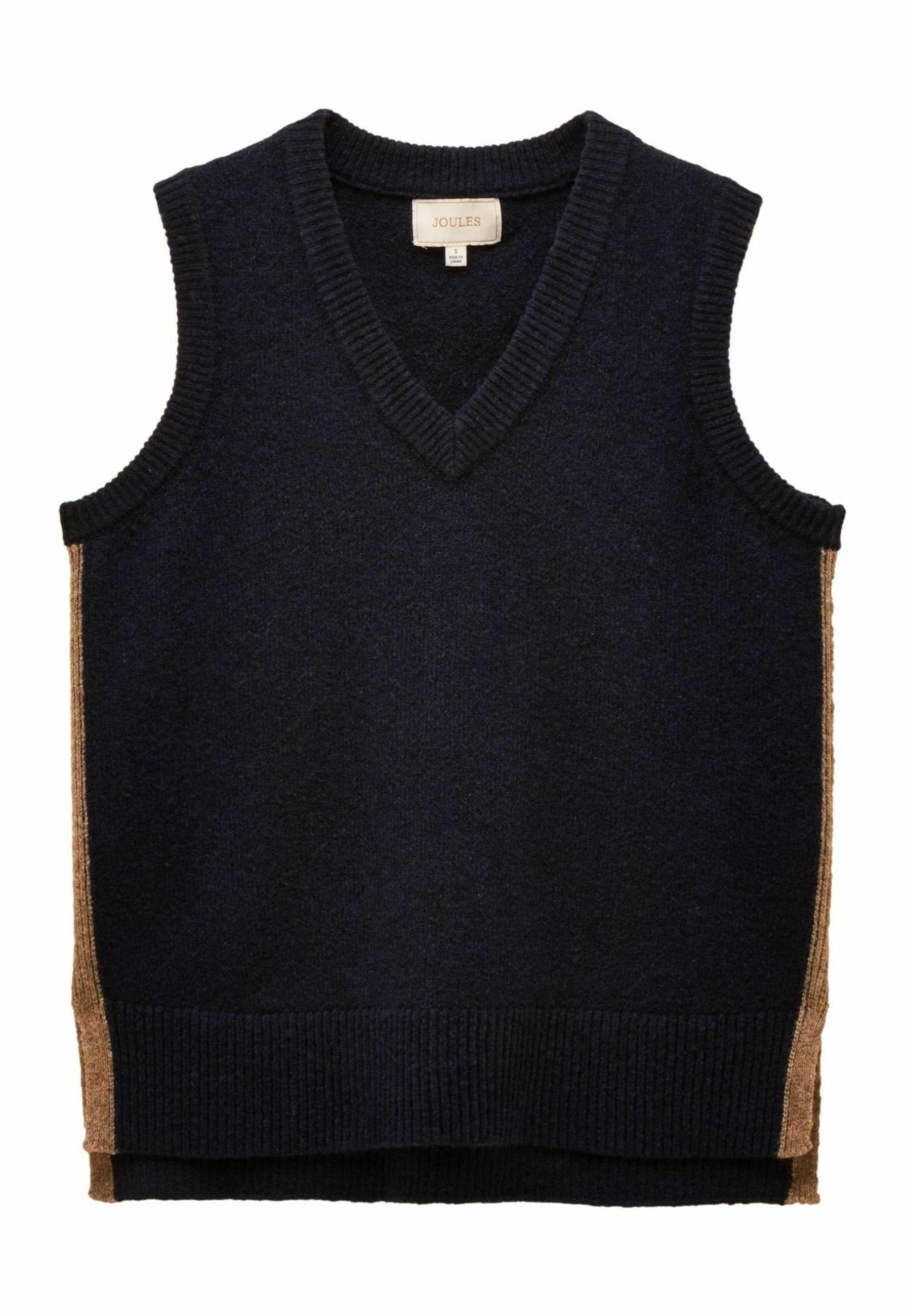 Tom Joule REGULAR FIT HOLLY V-NECK LONGLINE Jumper navy/blue