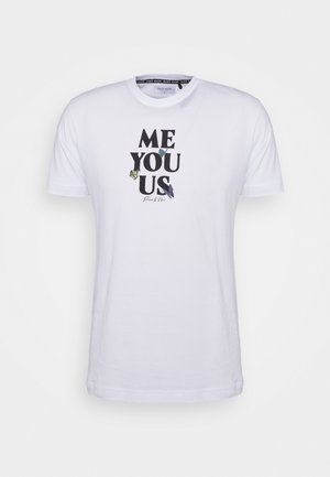ME YOU US UNISEX - Print T-shirt - white