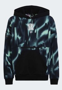 adidas Sportswear ARKD3 HOODIE UNISEX - Luvtröja - easy green/dark blue/black