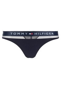 Tommy Hilfiger SHEER FLEX THONG - Thong - navy blazer