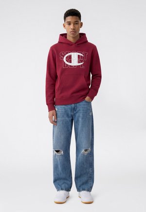 Champion, CHAMPION HOODED SWEATSHIRT GRAPHIC SHOP - Jersey con capucha - bordeaux