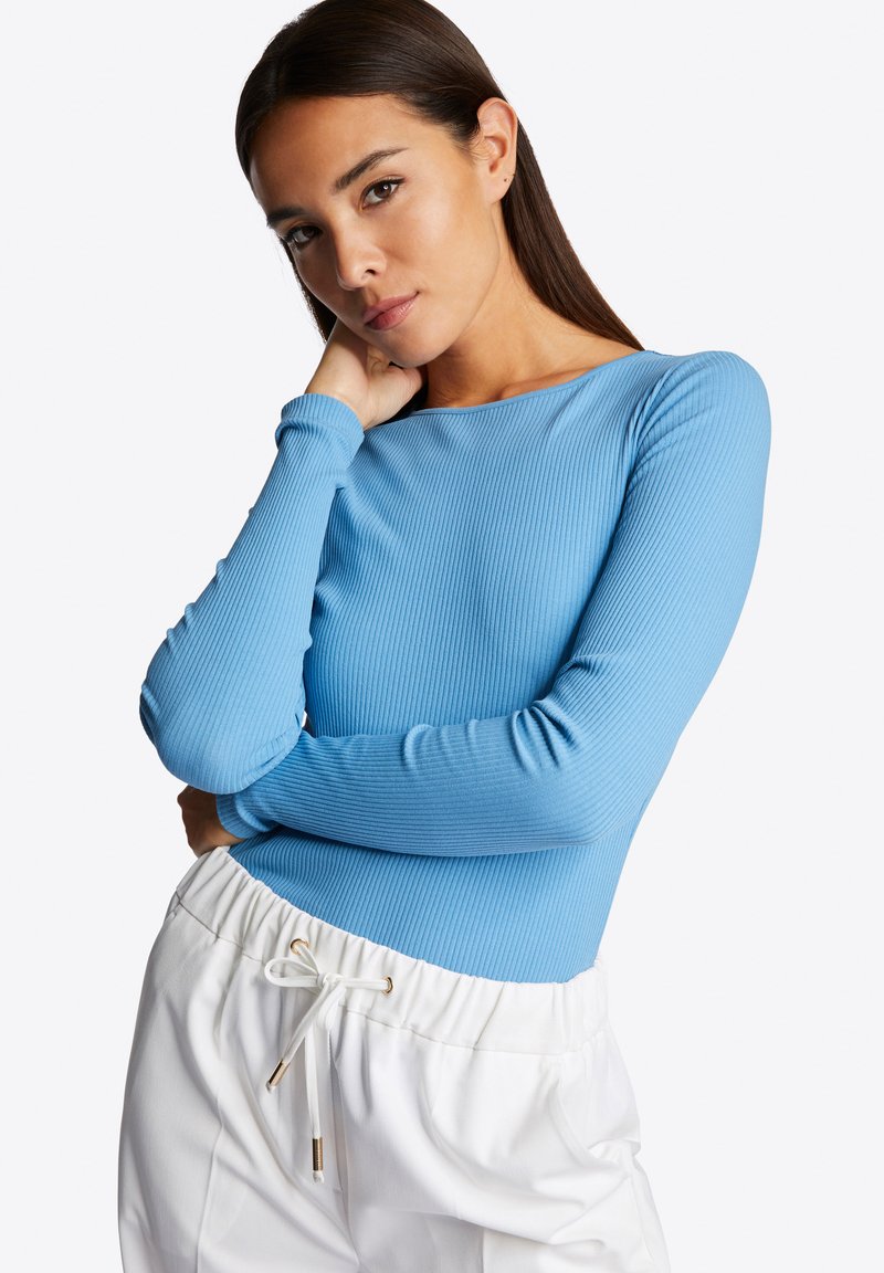Rich & Royal Langarmshirt - french blue