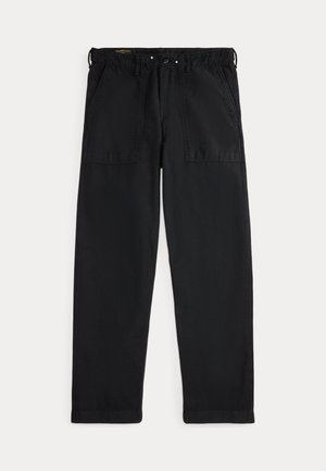 Polo Ralph Lauren, RELAXED FIT REVERSE-SATEEN UTILITY PANT - Pantaloni - polo black