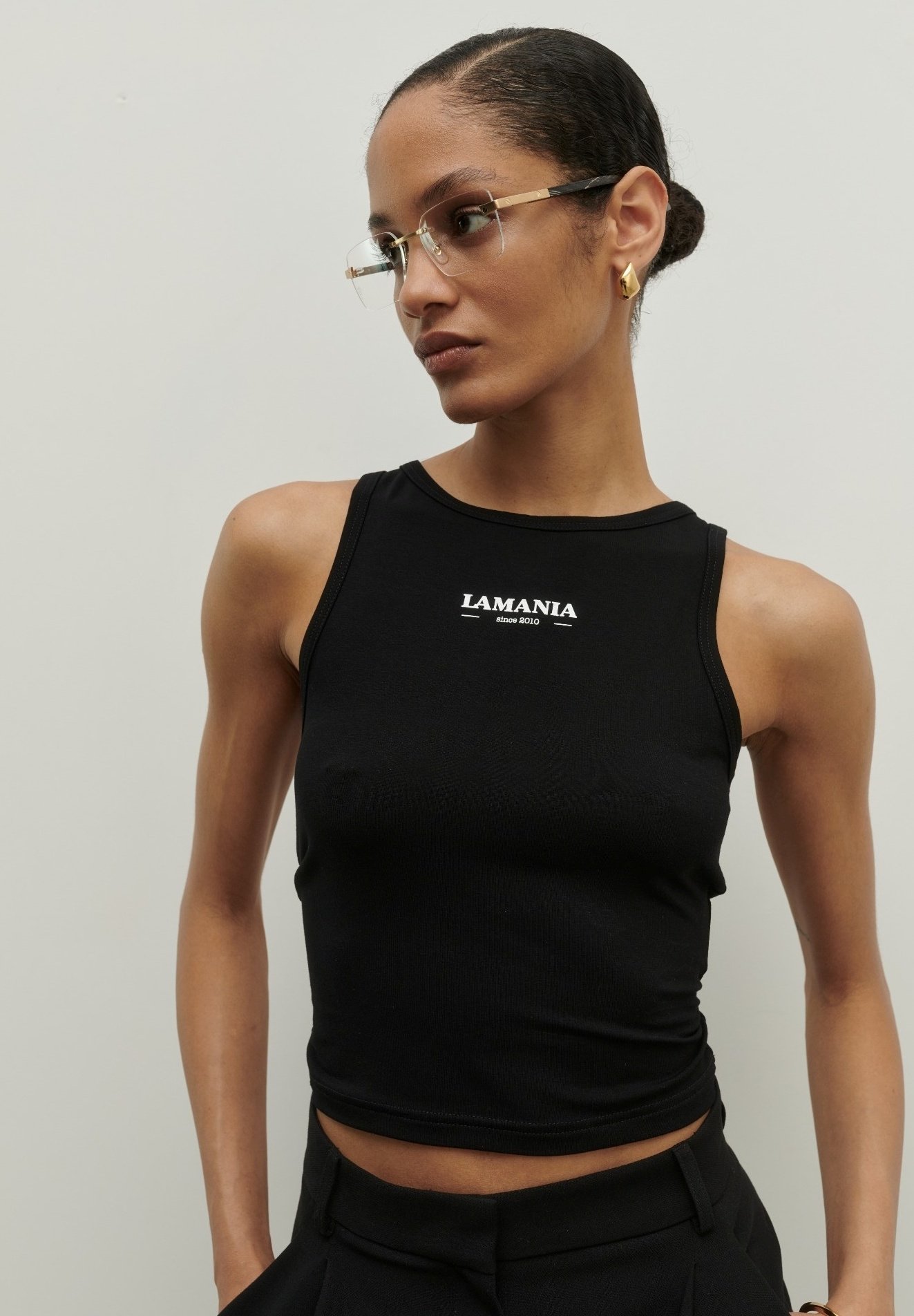 LA MANIA - Top/czarny - Zalando.pl