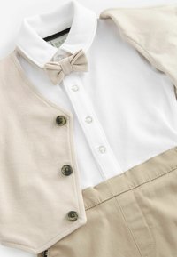 Baker by Ted Baker SMART BOW TIE - REGULAR FIT SET - Tygbyxor - stone