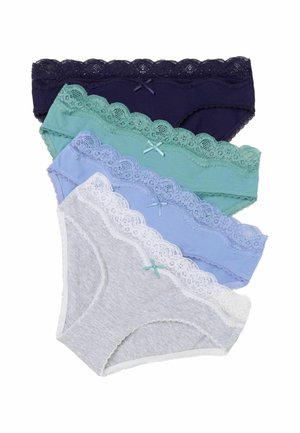 FatFace 4 PACK OF PLAIN CLASSIC KNICKERS - Slip - bluegrey
