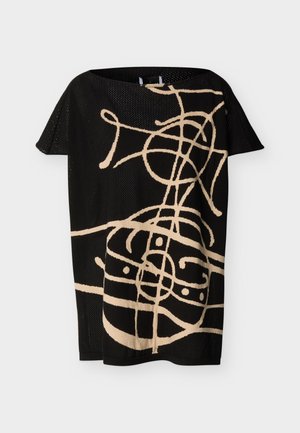 BEACH TOP GRAFFITI - Doplnky na pláž - black