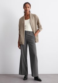 Marc O'Polo LONGSLEEVE - Kardigán - shaded brown melange