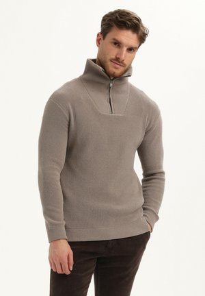 CHENILLE - Jumper - taupe