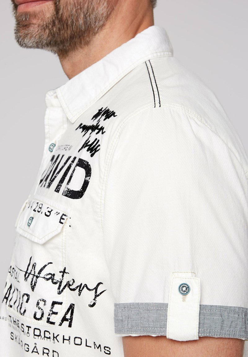 Camp David Chemise à manches courtes pour homme avec