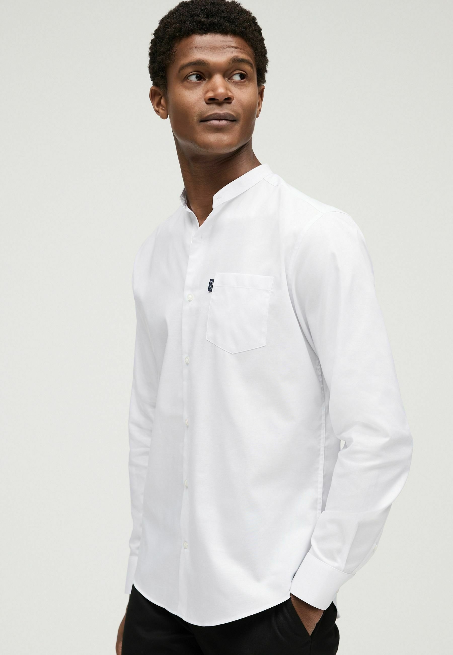 Next BUTTON DOWN OXFORD FIT REGULAR FIT Camisa white grandad