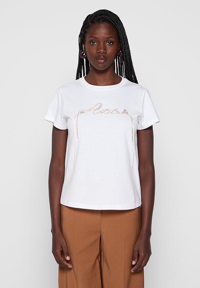 Twinset ACTITUDE T-shirt print wit Twinset ACTITUDE T-shirt print wit