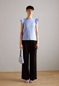 Anna Field T-shirts med print - light blue