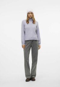 Vero Moda MILI - Strickpullover - cosmic sky