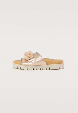 Gabor, Mules - gold-coloured
