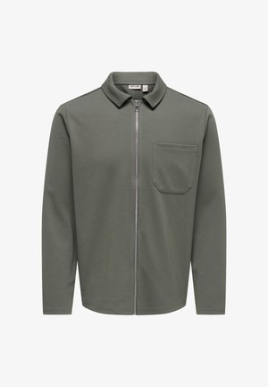 Only & Sons, NEWKODYL - Sweat zippé - oliv
