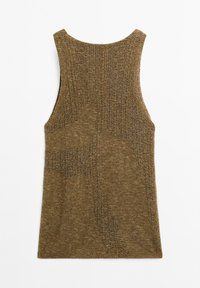 EMBELLISHED HALTER NECK - Top - green