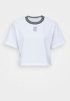 HERITAGE CROP TEE - Sports T-shirts - white