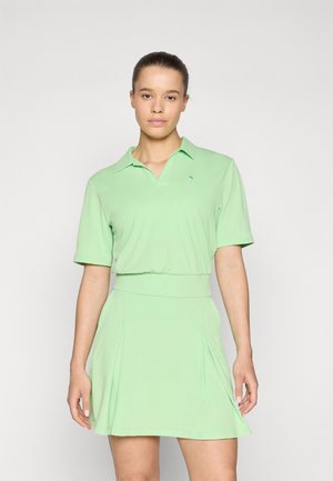 PLEATED DRESS 2-IN-1 - Jersey dress - vivid green