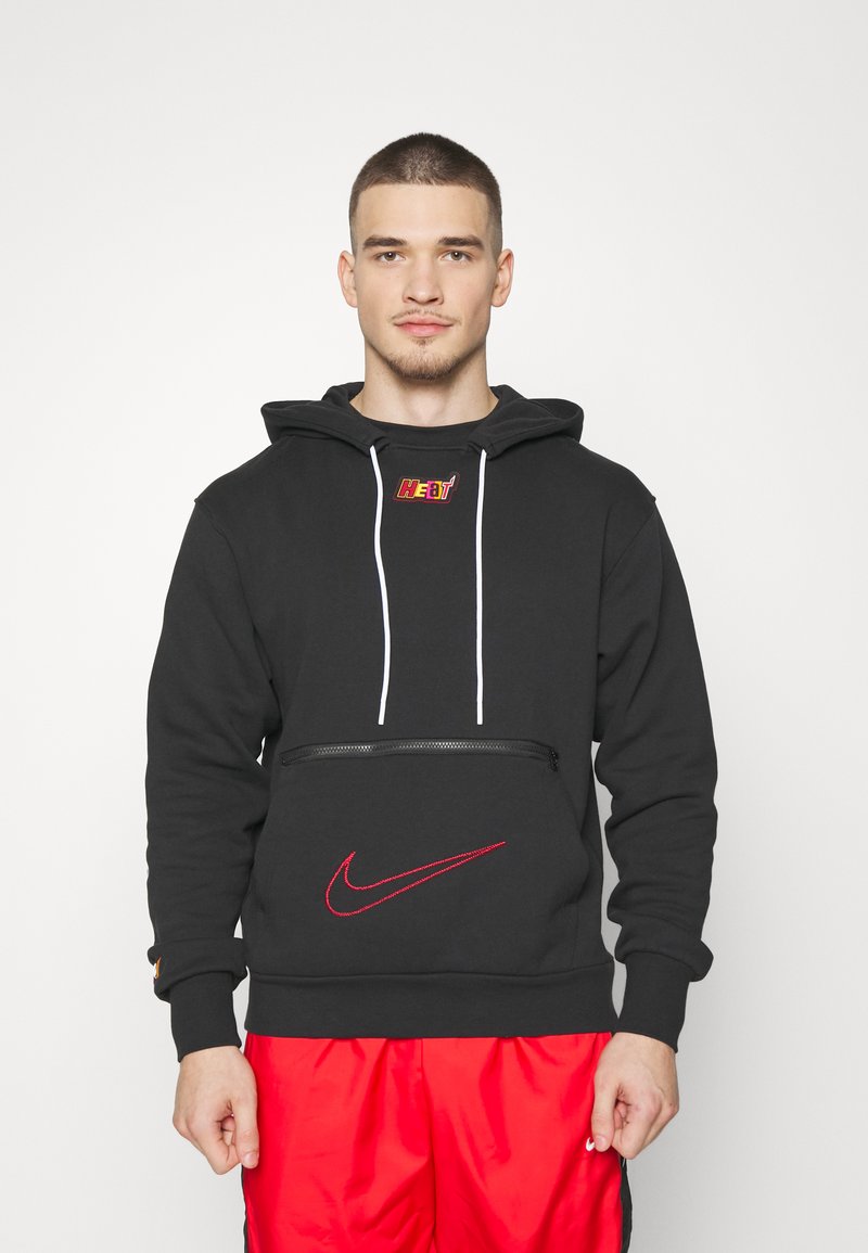 Nike Performance - NBA MIAMI HEAT CITY EDITION COURTSIDE HOODIE - Felpa con cappuccio - black, Ingrandire