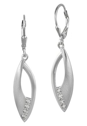 BLÄTTER DREAM  - Ohrringe - silberfarben/weiß