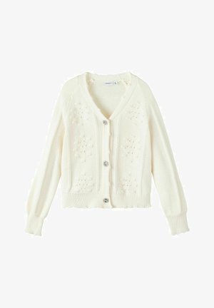 FRODINA - Strickjacke - white alyssum