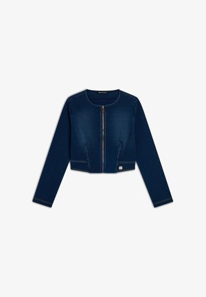 Freddy Farkkutakki - denim indigo beige seams