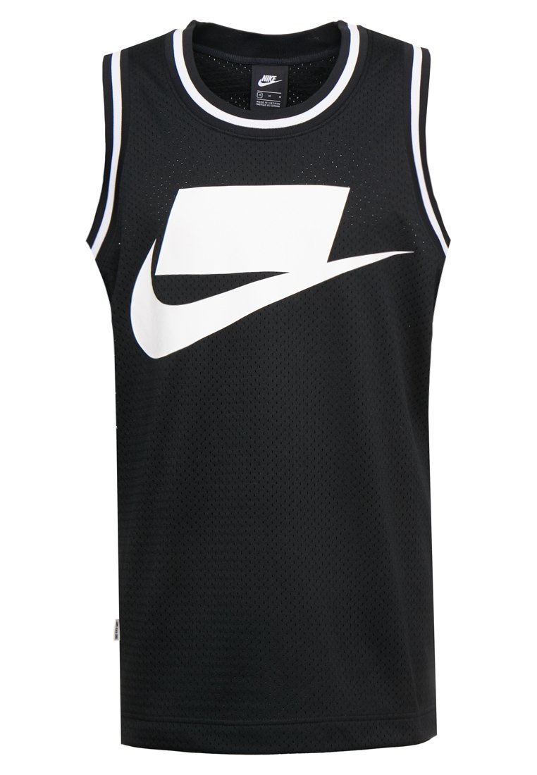 black nike with white check