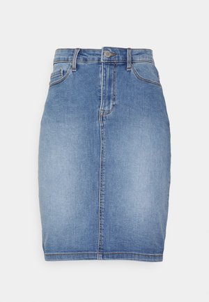 VIMAYIT - Denimová sukně - medium blue