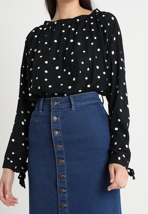 Bluse - black