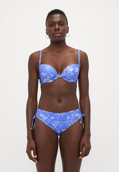Emporio Armani PUSH UP DRAWSTRING BRIEF - Bikini - blue